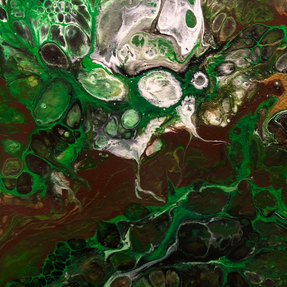 Acrylic Pour Painting! Any names for this one? I’m at a loss lol